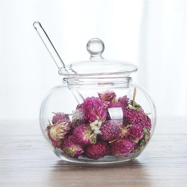 350ml household transparent jars glass spice storage sugar container with lid and spoon for kitchen tool bottles &
350ml household transparent jars glass spice storage sugar container with lid and spoon for kitchen tool bottles &
