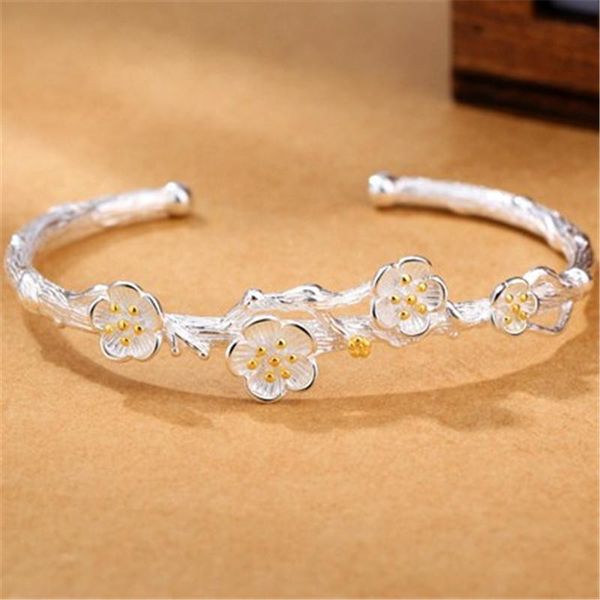 bangle miuoxion retro plum blossom bracelet personality creative fashion jewelry for women feature namour charm gift all seasons, Black
bangle miuoxion retro plum blossom bracelet personality creative fashion jewelry for women feature namour charm gift all seasons, Black