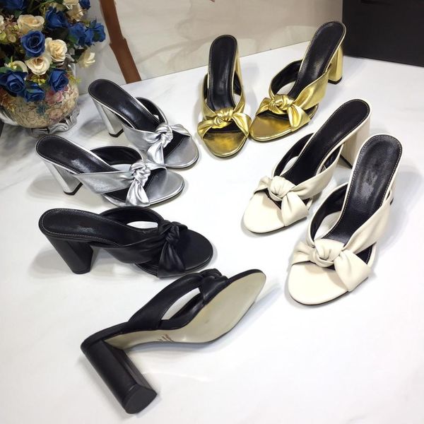 butterfly knot woman slippers genuine leather high heel fashion woman casual shoes luxury designer lady sandals zapatos de mujer, Black
butterfly knot woman slippers genuine leather high heel fashion woman casual shoes luxury designer lady sandals zapatos de mujer, Black