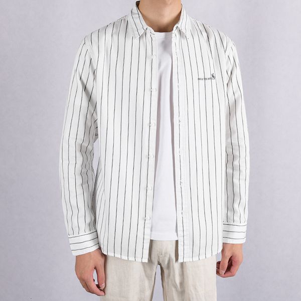 2021 new stripe long-sleeved spring and autumn brand trend white shirts for men casual loose shirt mens comfortable chemise hu46, White;black
2021 new stripe long-sleeved spring and autumn brand trend white shirts for men casual loose shirt mens comfortable chemise hu46, White;black