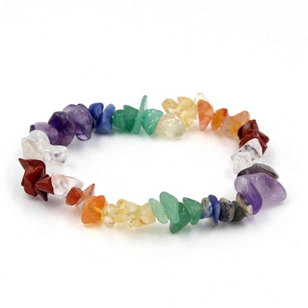 fashionable natural stone women bracelet 7 chakra healing gravel chipped stone bracelet, Golden;silver
fashionable natural stone women bracelet 7 chakra healing gravel chipped stone bracelet, Golden;silver