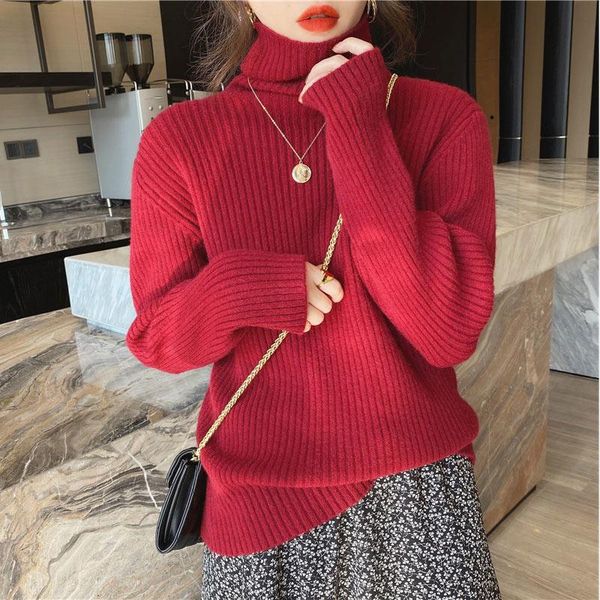 women's sweaters turtleneck sweater women pullover basic warm korean soft kniited solid long sleeves elegant 2021 autumn winter, White;black
women's sweaters turtleneck sweater women pullover basic warm korean soft kniited solid long sleeves elegant 2021 autumn winter, White;black
