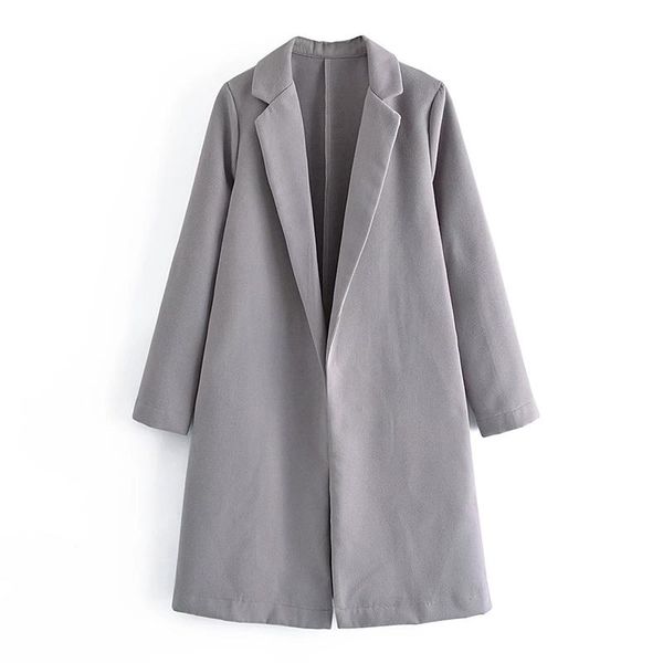 women's wool & blends yenkye women 2021 solid autumn winter woolen coats female long sleeve open stitch loose lapel coat ladies elegant, Black
women's wool & blends yenkye women 2021 solid autumn winter woolen coats female long sleeve open stitch loose lapel coat ladies elegant, Black