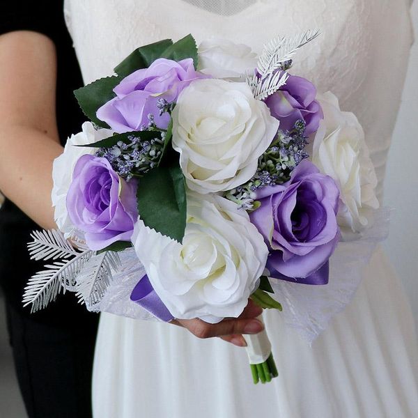 wedding flowers vintage purple fake bouquet artificial burgundy white bouquets brides rose handmade ph062
wedding flowers vintage purple fake bouquet artificial burgundy white bouquets brides rose handmade ph062
