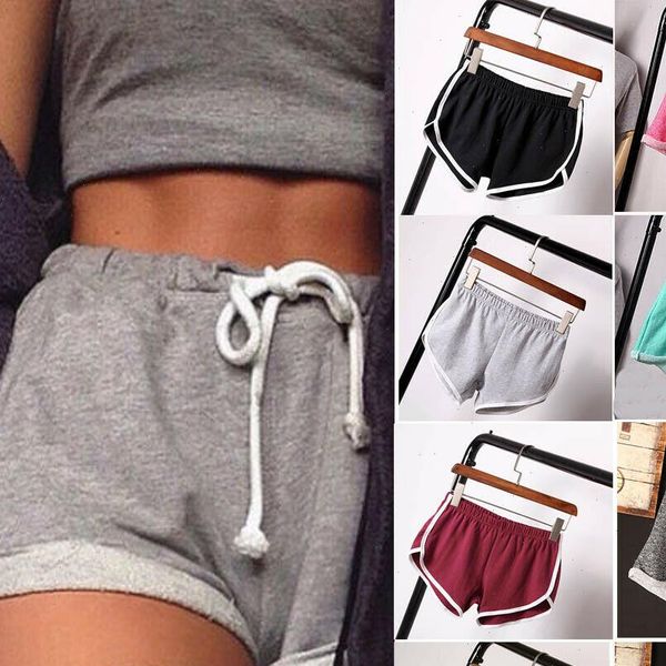 summer women casual running sports shorts waistband elastic waist shorts fashion female girls cotton solid loose shorts, White;black
summer women casual running sports shorts waistband elastic waist shorts fashion female girls cotton solid loose shorts, White;black