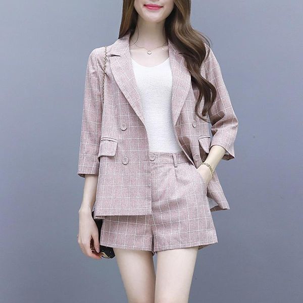 two piece dress 2021 summer 2 set women plaid blazers+shorts jackets+shorts suits outfits for tracksuits, White
two piece dress 2021 summer 2 set women plaid blazers+shorts jackets+shorts suits outfits for tracksuits, White