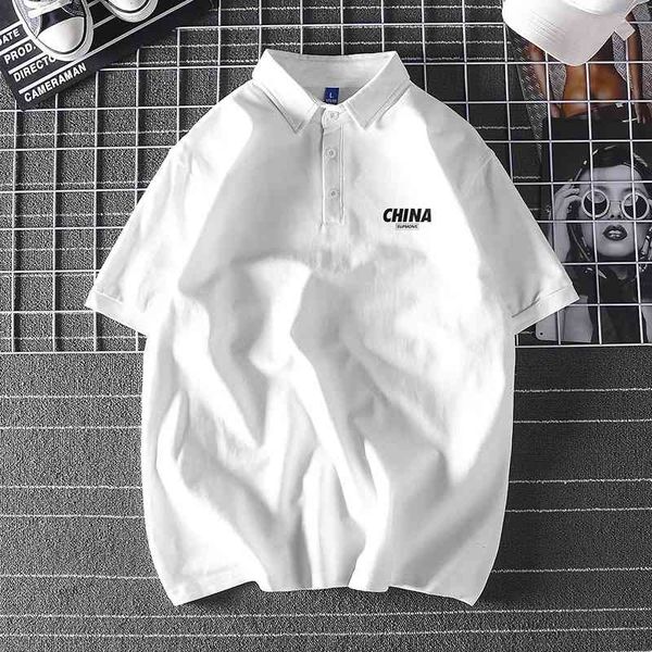 chao brand chinese print lapel short polo shirt men's summer ins trend pure cotton loose t-shirt casual half sleeve top, White;black
chao brand chinese print lapel short polo shirt men's summer ins trend pure cotton loose t-shirt casual half sleeve top, White;black