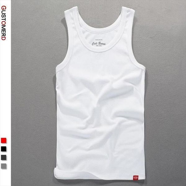 gustomerd 100% cotton mens singlets slim fit fitness bodybuilding tank men gym sporting vests, White;black
gustomerd 100% cotton mens singlets slim fit fitness bodybuilding tank men gym sporting vests, White;black