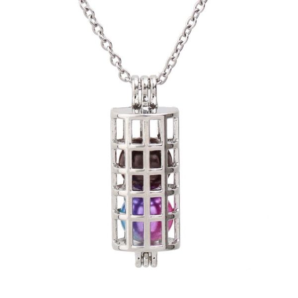 pendant necklaces 1pc silver plated hollow cylinder pearl cages necklace jewelry for oyster pearls essential oil lockets diffuser fun gift
pendant necklaces 1pc silver plated hollow cylinder pearl cages necklace jewelry for oyster pearls essential oil lockets diffuser fun gift