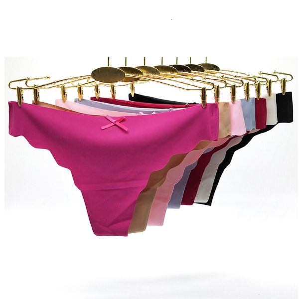 women seamless panties lady briefs thong low waist ice silk panty lingerie ruffles bow undies g string underwear wholesale, Black;pink
women seamless panties lady briefs thong low waist ice silk panty lingerie ruffles bow undies g string underwear wholesale, Black;pink