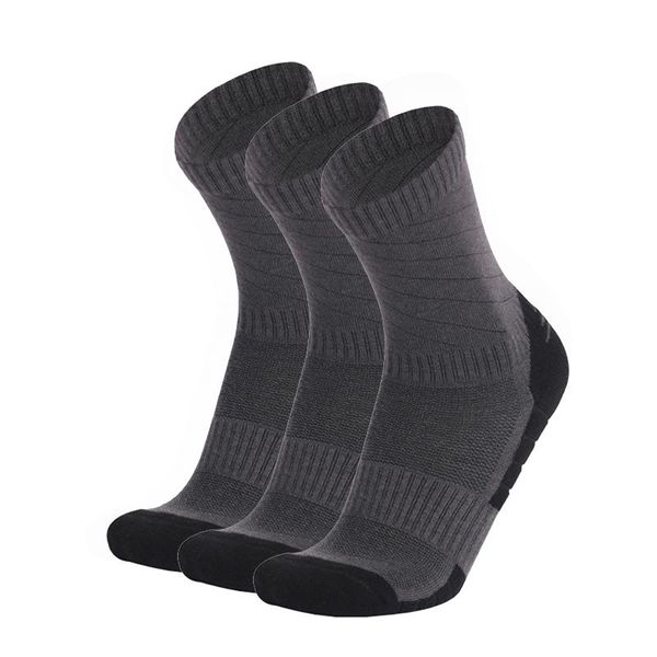 sports socks 3 packs wear-resistant athletic cycling wool sock anti slip outdoor fitness breathable moisture wicking, Black
sports socks 3 packs wear-resistant athletic cycling wool sock anti slip outdoor fitness breathable moisture wicking, Black