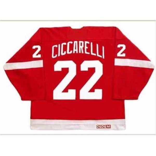 goodjob men youth women vintage #22 dino ciccarelli detroit red wings 1994 ccm hockey jersey size s-5xl or custom any name or number, Black
goodjob men youth women vintage #22 dino ciccarelli detroit red wings 1994 ccm hockey jersey size s-5xl or custom any name or number, Black
