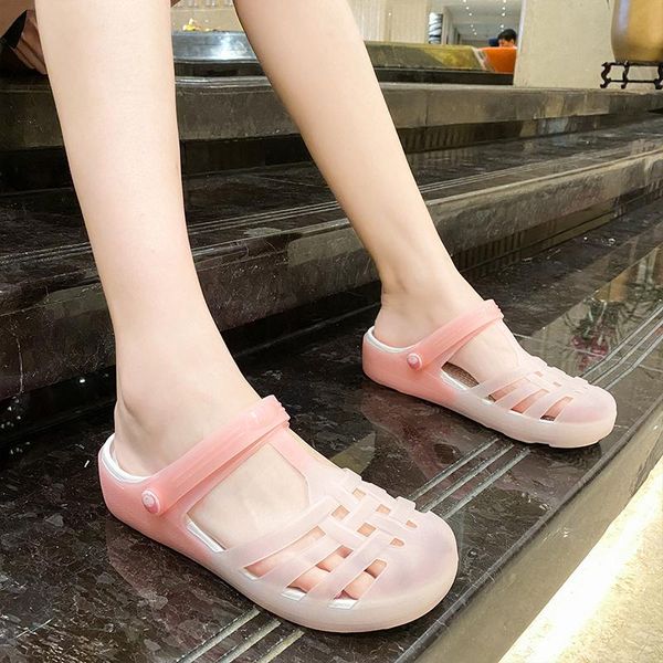 fashion flats woman sandels summer beach clear slides jelly shoes ladies casual women's sandles outdoor wholesale female sandals, Black
fashion flats woman sandels summer beach clear slides jelly shoes ladies casual women's sandles outdoor wholesale female sandals, Black