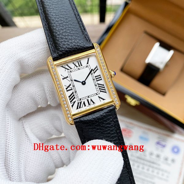 2020 classic tank solo quartz watches joker leather wristwatches square watch 27*34mm tw factory d3124, Silver
2020 classic tank solo quartz watches joker leather wristwatches square watch 27*34mm tw factory d3124, Silver