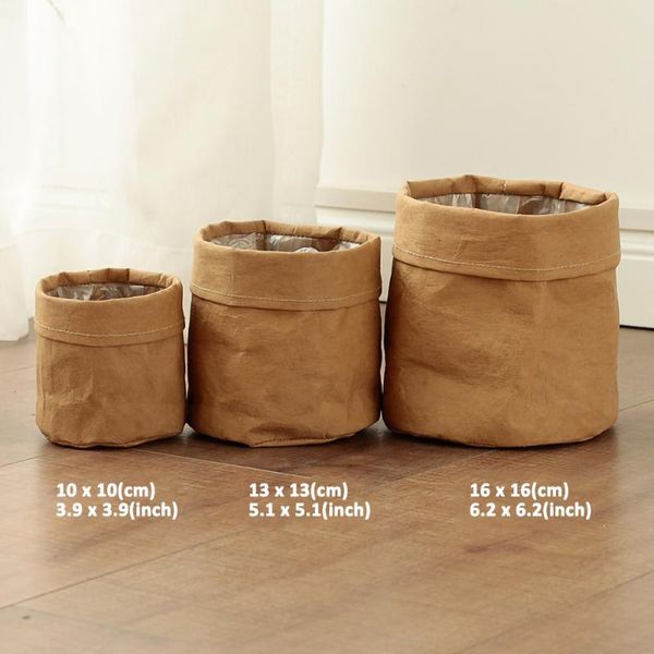 planters & pots 3 size waterproof eco-friendly kraft paper flower pot holder reuseable drouble plant multifunction deskhome storage bag
planters & pots 3 size waterproof eco-friendly kraft paper flower pot holder reuseable drouble plant multifunction deskhome storage bag