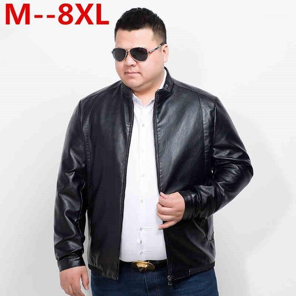 men's fur & faux 4x 10xl 8xl 6xl 5xl brand pu leather jacket men autumn winter casual mens jackets solid clothes elastic motorcycle out, Black
men's fur & faux 4x 10xl 8xl 6xl 5xl brand pu leather jacket men autumn winter casual mens jackets solid clothes elastic motorcycle out, Black