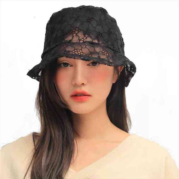 korean fashion lace black bucket hat sun hats for women hollow out flower fishermen hat casual lady bucket cap, Blue;gray
korean fashion lace black bucket hat sun hats for women hollow out flower fishermen hat casual lady bucket cap, Blue;gray