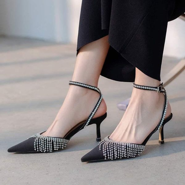 2021 gladiator sandals ankle strap high heel crystal summer shoes gladiator office lady party dress concise women sandals size41, Black
2021 gladiator sandals ankle strap high heel crystal summer shoes gladiator office lady party dress concise women sandals size41, Black