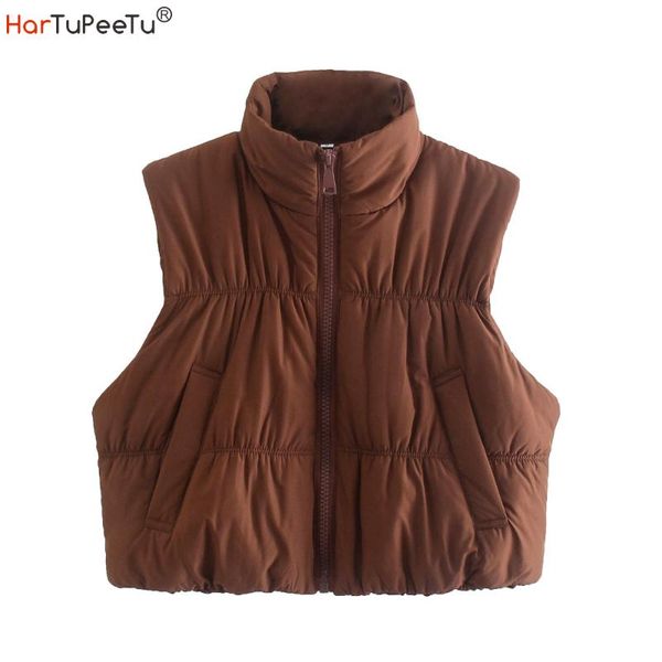 women's vests women lightweight vest jacket short brown autumn winter quilted stand collar zipper shirring design padded gilet with poc, Black;white
women's vests women lightweight vest jacket short brown autumn winter quilted stand collar zipper shirring design padded gilet with poc, Black;white