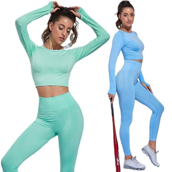 yoga outfit 2 piece set women sports wear suit leggings seamless quick-drying long-sleeved tight fitness gym workout clothing
yoga outfit 2 piece set women sports wear suit leggings seamless quick-drying long-sleeved tight fitness gym workout clothing