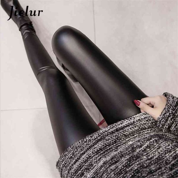 jielur autumn pu faux leather leggings women 4 colors skinny pants female korean ladies fleece pencil high waist legging s-3xl 210820, Black
jielur autumn pu faux leather leggings women 4 colors skinny pants female korean ladies fleece pencil high waist legging s-3xl 210820, Black
