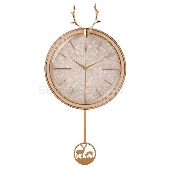 wall clocks nordic elk head clock light luxury silent european simple household quartz
wall clocks nordic elk head clock light luxury silent european simple household quartz