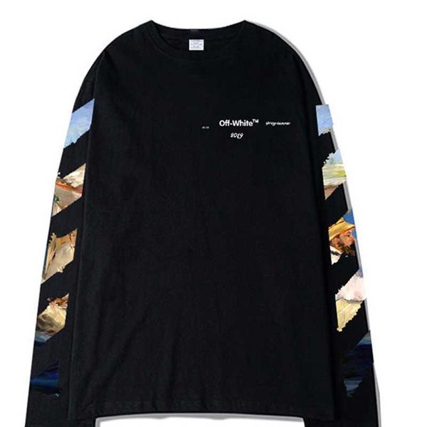 hoodiesoff print men's long sleeve loose bottomed t-shirt in autumn 2020, Black
hoodiesoff print men's long sleeve loose bottomed t-shirt in autumn 2020, Black