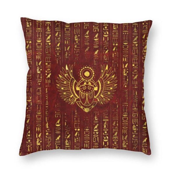 cushion/decorative pillow golden egyptian scarab hieroglyphs symbols cushion cover sofa home decor ancient egypt god square 40x40cm
cushion/decorative pillow golden egyptian scarab hieroglyphs symbols cushion cover sofa home decor ancient egypt god square 40x40cm