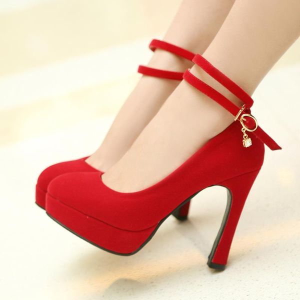 dress shoes selling round toe ankle strap chunky high heels comfortable platform party woman, Black
dress shoes selling round toe ankle strap chunky high heels comfortable platform party woman, Black