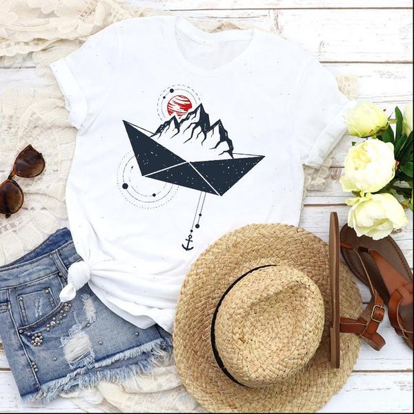 women graphic lady boat mountain printed fashion horror skull tees print t shirt clothing female shirt womens t shirt, White
women graphic lady boat mountain printed fashion horror skull tees print t shirt clothing female shirt womens t shirt, White
