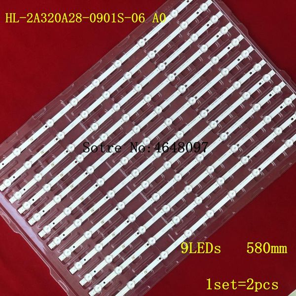 led backlight strip 9 lamp for hl-2a320a28-0901s-06 a0 8d2a-dlm3-200900 hv320whb-n80 shivaki stv-32led15 32dle250 32dle252
led backlight strip 9 lamp for hl-2a320a28-0901s-06 a0 8d2a-dlm3-200900 hv320whb-n80 shivaki stv-32led15 32dle250 32dle252