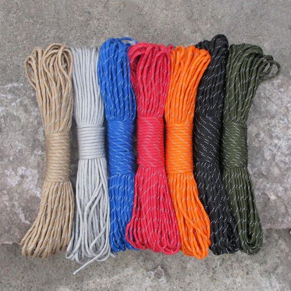 31m reflective paracord 550 parachute cord dia.4mm 9 stand cores lanyard 100ft camping outdoor tool
31m reflective paracord 550 parachute cord dia.4mm 9 stand cores lanyard 100ft camping outdoor tool