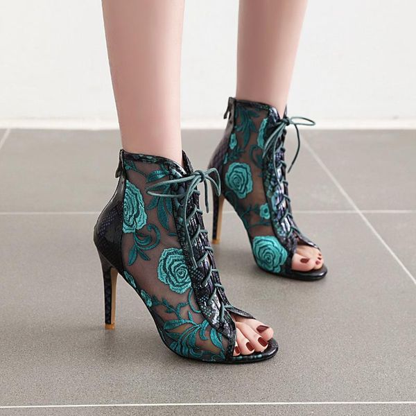 boots 2021 open toe summer women lace ankle fashion peep high heel shoes zipper ladies casual party, Black
boots 2021 open toe summer women lace ankle fashion peep high heel shoes zipper ladies casual party, Black
