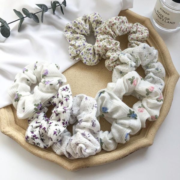 hair accessories women girls vintage white floral print cotton knitting scrunchies sweet soft tie ponytail holder
hair accessories women girls vintage white floral print cotton knitting scrunchies sweet soft tie ponytail holder