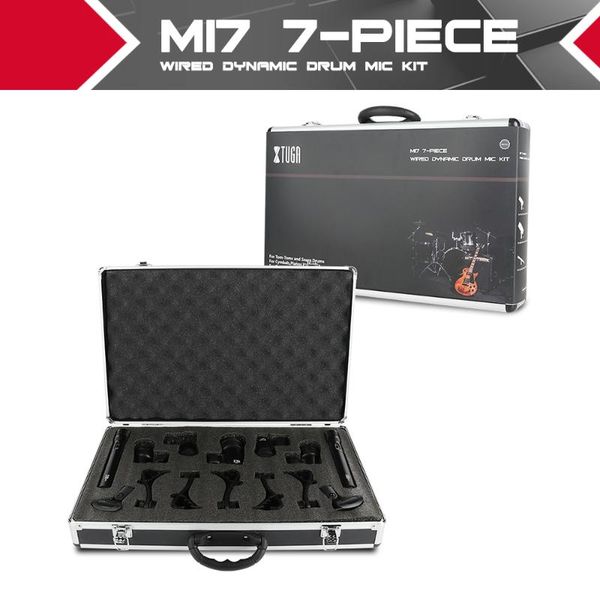 microphones xtuga mi7 7-piece wired dynamic drum mic kit (whole metal)- kick bass, tom/snare & cymbals microphone set for drums, vocal
microphones xtuga mi7 7-piece wired dynamic drum mic kit (whole metal)- kick bass, tom/snare & cymbals microphone set for drums, vocal