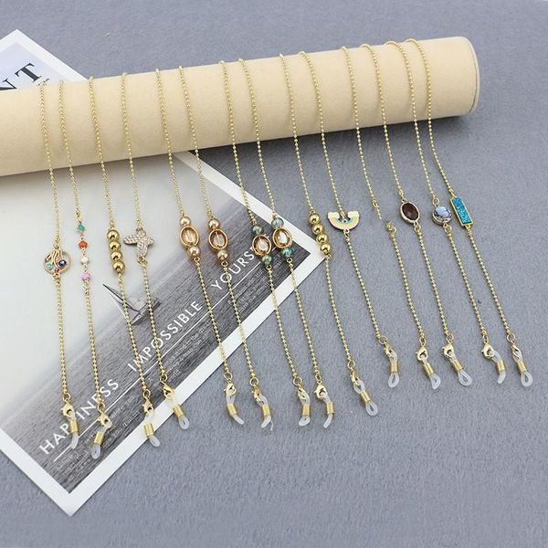 sunglasses frames fashion masking chains for women rainbow crystal eyeglasses lanyard glass 2021 jewelry wholesale, Silver
sunglasses frames fashion masking chains for women rainbow crystal eyeglasses lanyard glass 2021 jewelry wholesale, Silver