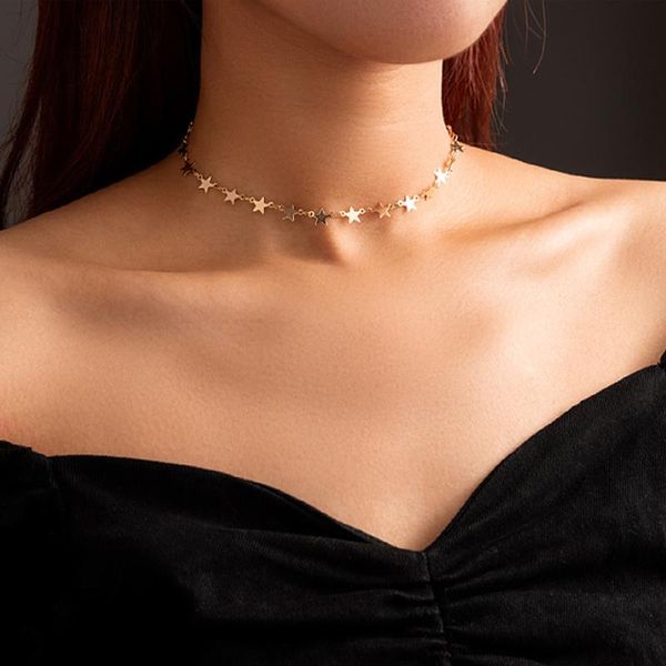 chains temperament golden ladies necklace star tassel chain simple and fashion decorative jewelry girls birthday party gift, Silver
chains temperament golden ladies necklace star tassel chain simple and fashion decorative jewelry girls birthday party gift, Silver