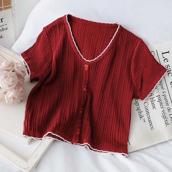 women's t-shirt heliar women loose buttoned up 2021 summer tees v-neck fashion red cotton ladies solid short sleeve, White
women's t-shirt heliar women loose buttoned up 2021 summer tees v-neck fashion red cotton ladies solid short sleeve, White