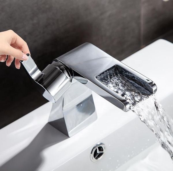new design waterfall bathroom basin mixer faucet brass bathroom sink faucet copper
new design waterfall bathroom basin mixer faucet brass bathroom sink faucet copper
