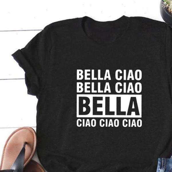 bella ciao funny t shirt women short sleeve cotton tshirts women o neck loose tee shirt femme black white camisetas mujer top
bella ciao funny t shirt women short sleeve cotton tshirts women o neck loose tee shirt femme black white camisetas mujer top