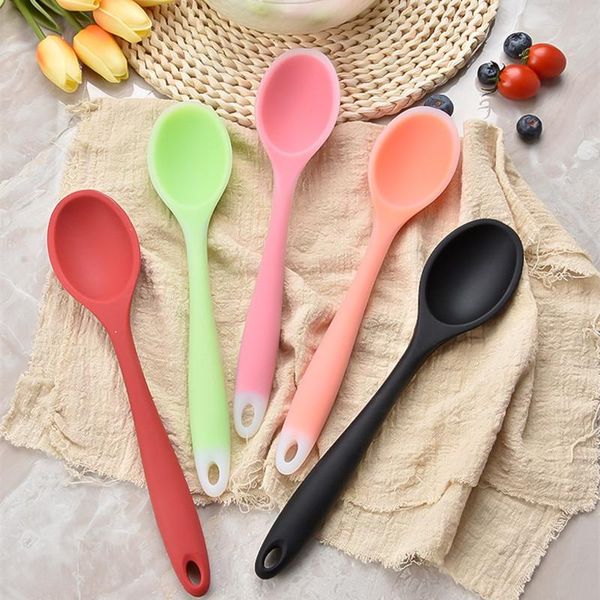 spoons small multicolored silicone nonstick kitchen spoon for cooking baking stirring mixing tools
spoons small multicolored silicone nonstick kitchen spoon for cooking baking stirring mixing tools