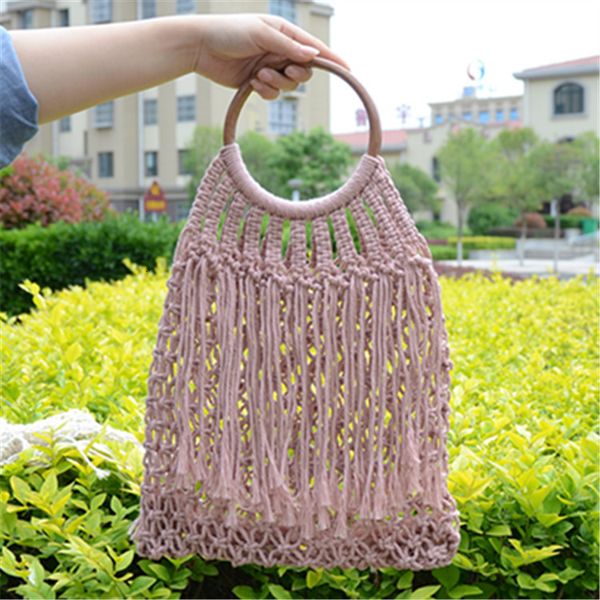 rattan capacity designer wicker 2021 cotton handbag wooden round handle hand woven hollow fashion women's bag, Black;red
rattan capacity designer wicker 2021 cotton handbag wooden round handle hand woven hollow fashion women's bag, Black;red