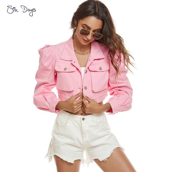 women's jackets 2021 spring women denim jacket long sleeve fashion streetwear lady casual loose outwear short jeans coat girl pink top, Black;brown
women's jackets 2021 spring women denim jacket long sleeve fashion streetwear lady casual loose outwear short jeans coat girl pink top, Black;brown