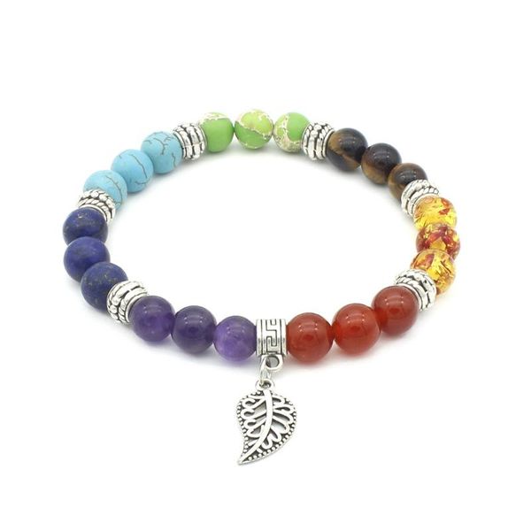 charm bracelets retro temperament european and american selling seven chakra stone yoga leaf bracelet, Golden;silver
charm bracelets retro temperament european and american selling seven chakra stone yoga leaf bracelet, Golden;silver