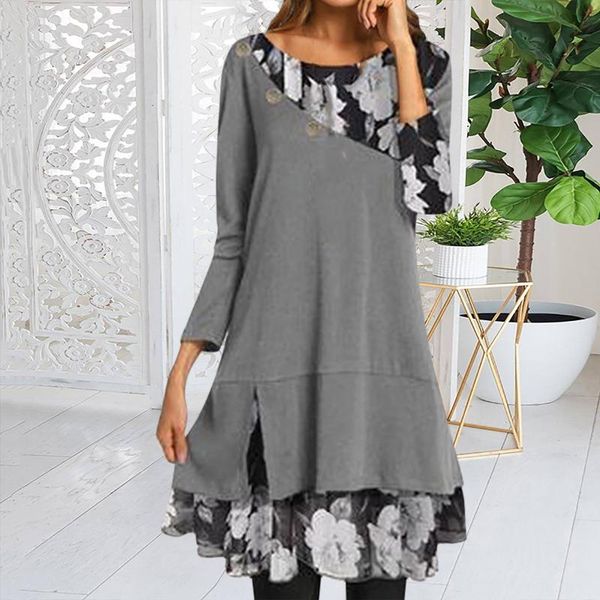 casual dresses women autumn fashion fake two-piece dress elegant long sleeve knee-length beach vestidos mujer verano 2021, Black;gray
casual dresses women autumn fashion fake two-piece dress elegant long sleeve knee-length beach vestidos mujer verano 2021, Black;gray