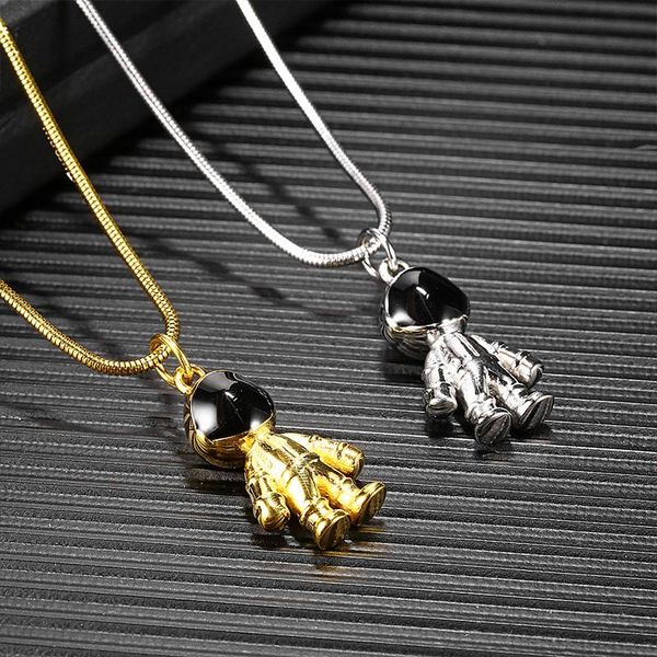 pendant necklaces snake necklace men astronaut stainless steel hip hop chain fashion gold 2021 jewelry on the neck, Silver
pendant necklaces snake necklace men astronaut stainless steel hip hop chain fashion gold 2021 jewelry on the neck, Silver