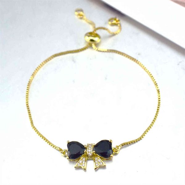 2021 selling fashion jewelry delicate zircon bracelet bowknot adjustable chain for women, Golden;silver
2021 selling fashion jewelry delicate zircon bracelet bowknot adjustable chain for women, Golden;silver