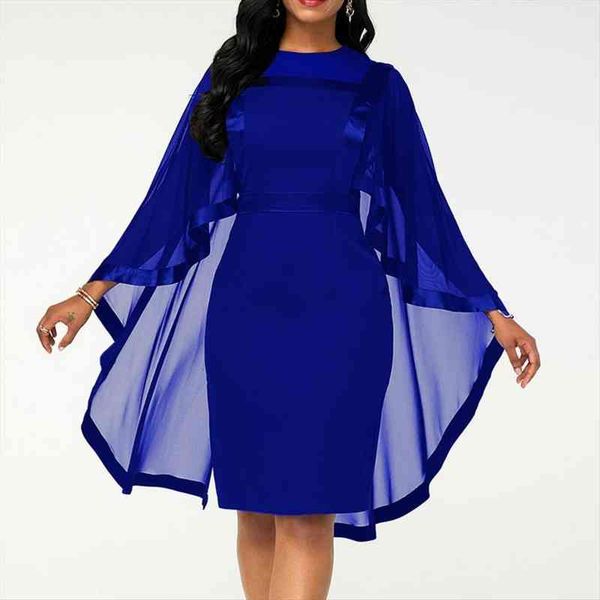 fashion cape slim fits womens dresses round collar cocktail party banquet bodycon dress mesh gown, Black;gray
fashion cape slim fits womens dresses round collar cocktail party banquet bodycon dress mesh gown, Black;gray
