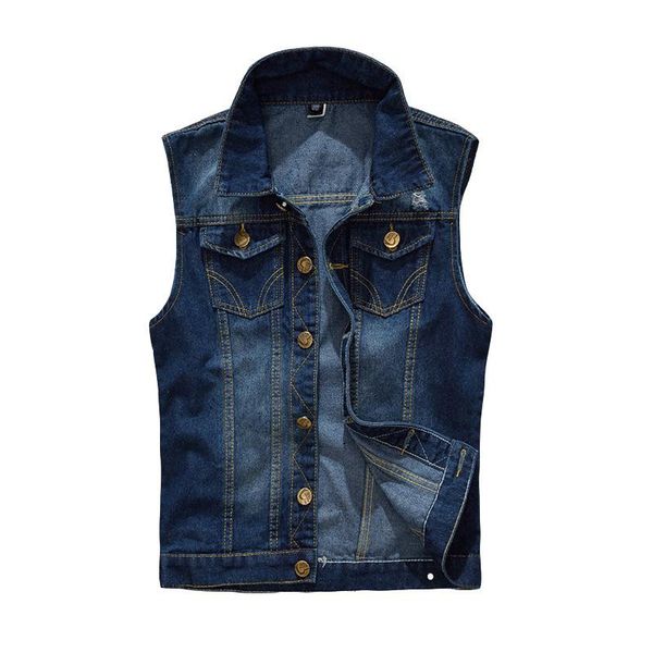 men's jackets button coats ripped vest and jacket casual denim vests men retro sleeveless slim fit male jeans tank plus size fashion, Black;brown
men's jackets button coats ripped vest and jacket casual denim vests men retro sleeveless slim fit male jeans tank plus size fashion, Black;brown