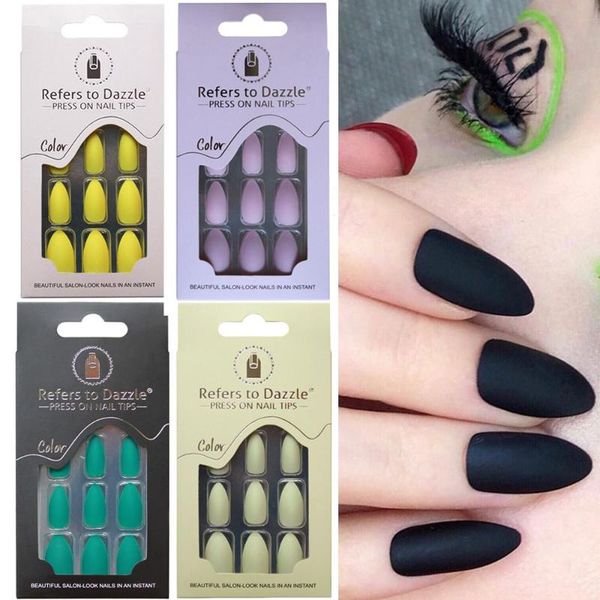 false nails 24pcs matte almond short stiletto artificial designs winter full cover press on tips with jelly stickers, Red;gold
false nails 24pcs matte almond short stiletto artificial designs winter full cover press on tips with jelly stickers, Red;gold